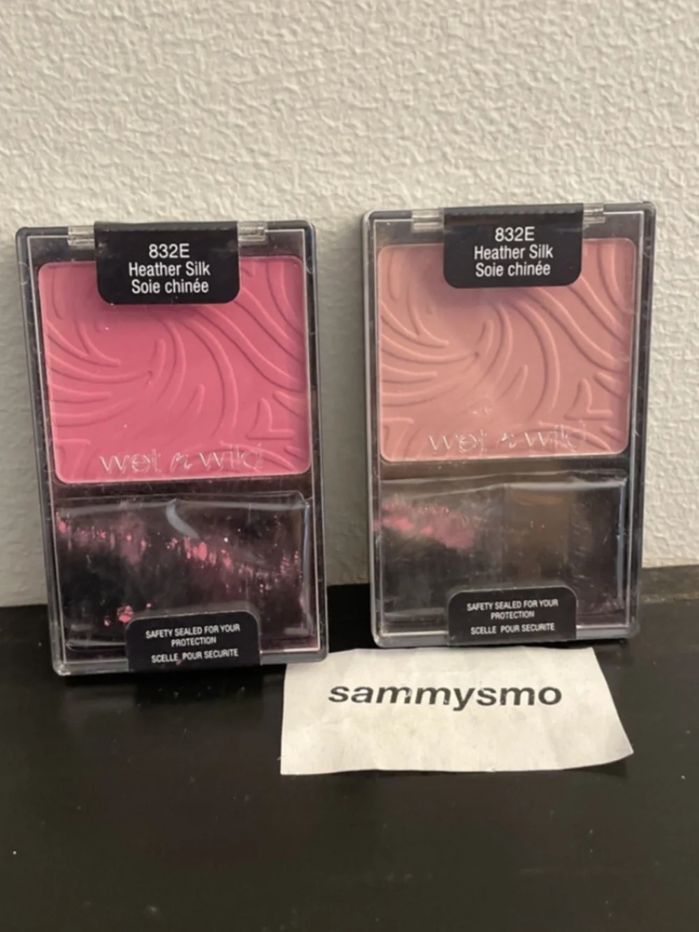 Wet n Wild Coloricon Blusher, Original Blush 832E HEATHER SILK x2 READ DESCRPTN